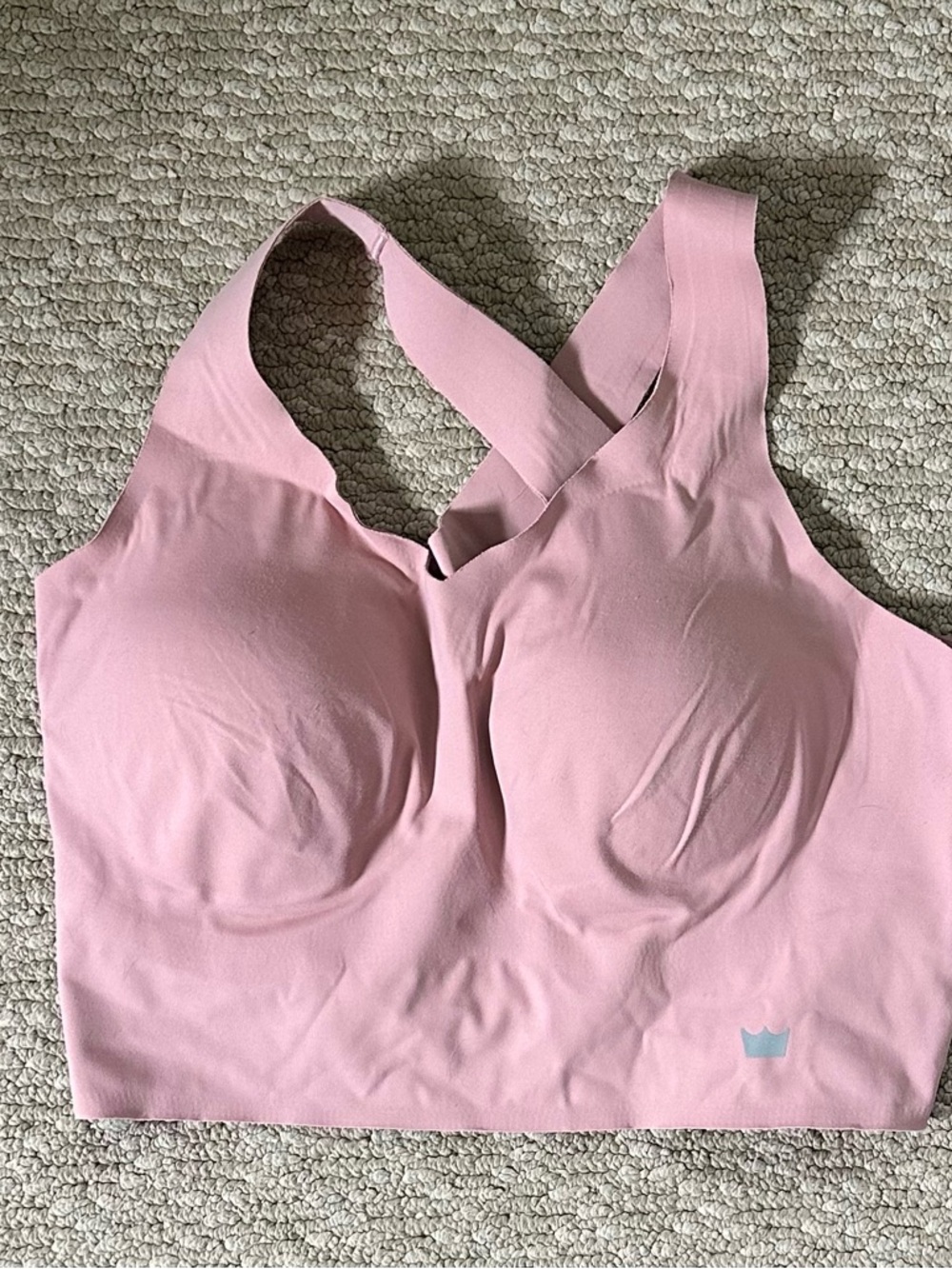 Shefit Light Pink Seamless Crossback Bra